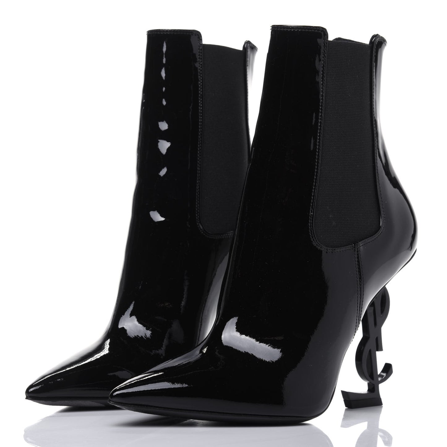Patent Opyum Ankle Booties 36 Black