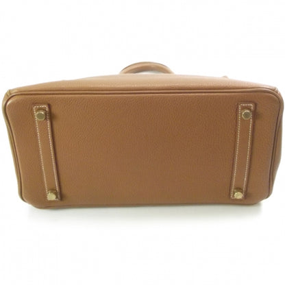 Hermes Taurillon Clemence Birkin 30 Gold 4 of 12