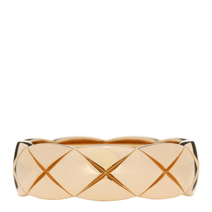 Chanel 18K Yellow Gold Diamond Small Coco Crush Ring 59 8.75 3 of 7