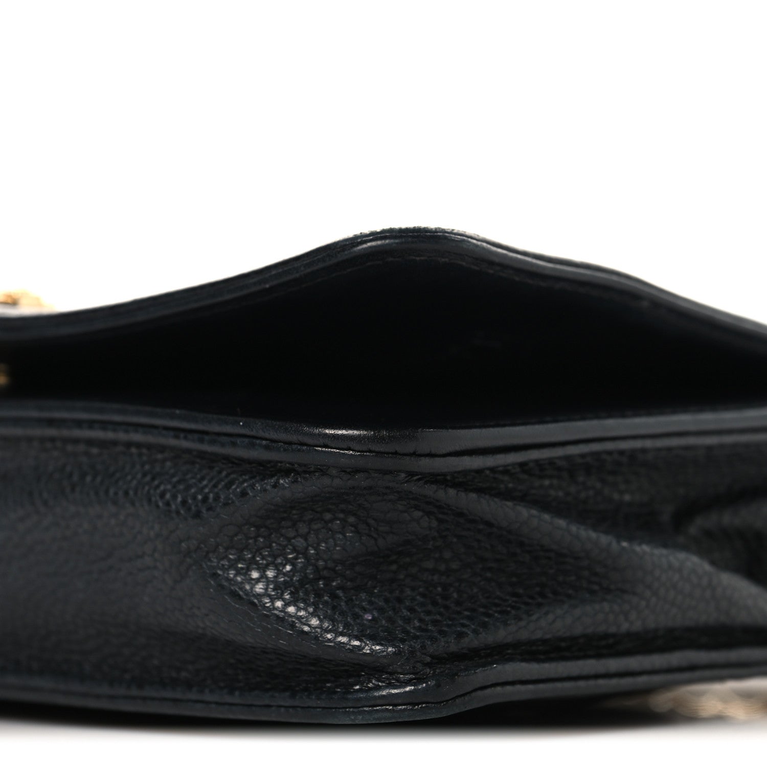 Chanel Caviar Quilted Boy Wallet On Chain WOC Black 11 of 13