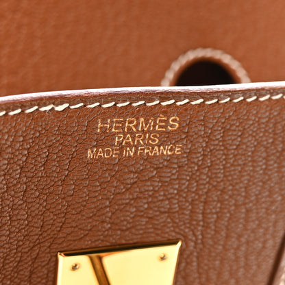 Hermes Chevre de Coromandel HAC Birkin 36 Gold 6 of 10