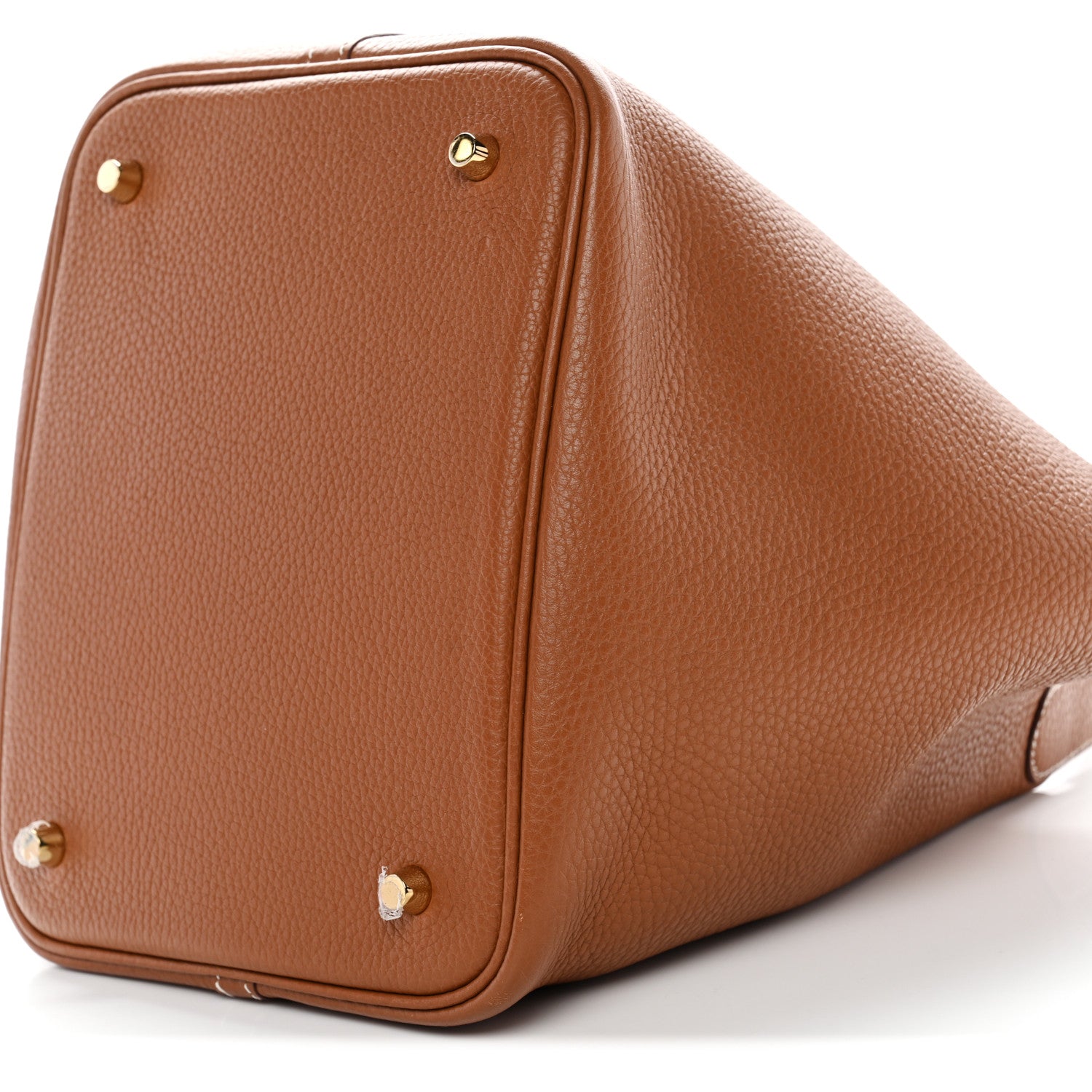 Hermes Taurillon Clemence Picotin Lock 22 MM Gold 9 of 10