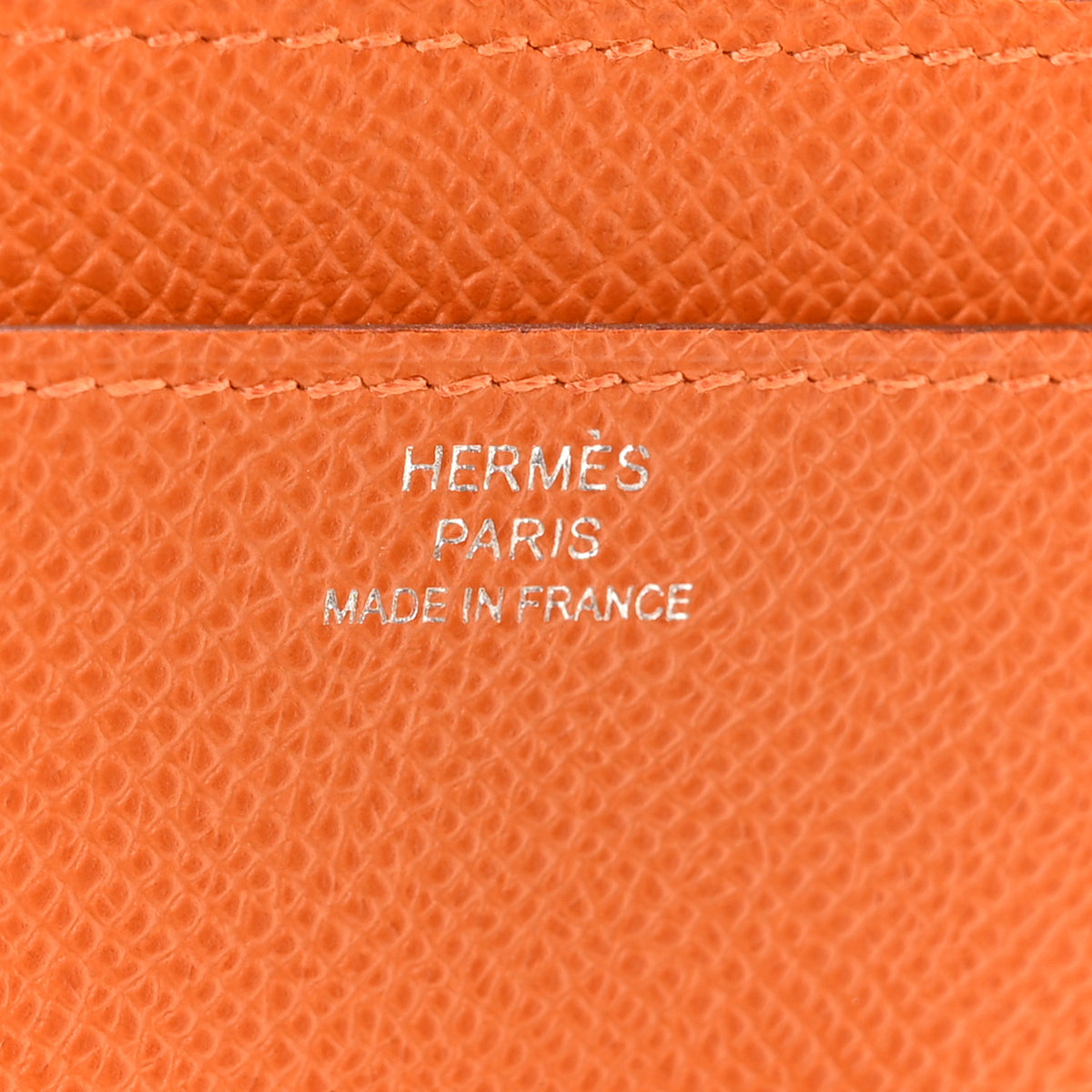 Hermes Epsom Constance Long Wallet To Go Wallet Orange 6 of 11