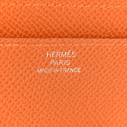 Hermes Epsom Constance Long Wallet To Go Wallet Orange 6 of 11