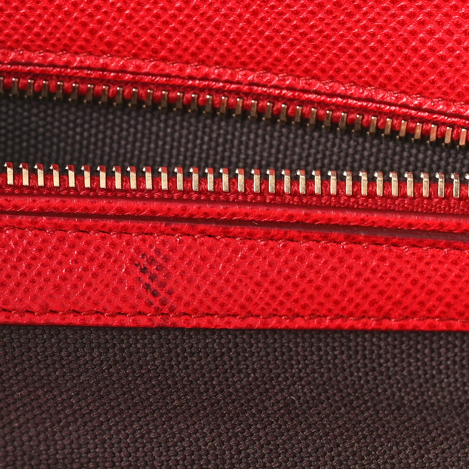 Prada Canapa Saffiano Cuir Tote Corda Fuoco 10 of 10