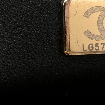 Chanel Lambskin Quilted Clutch Large Flap Bag Black 7 of 10