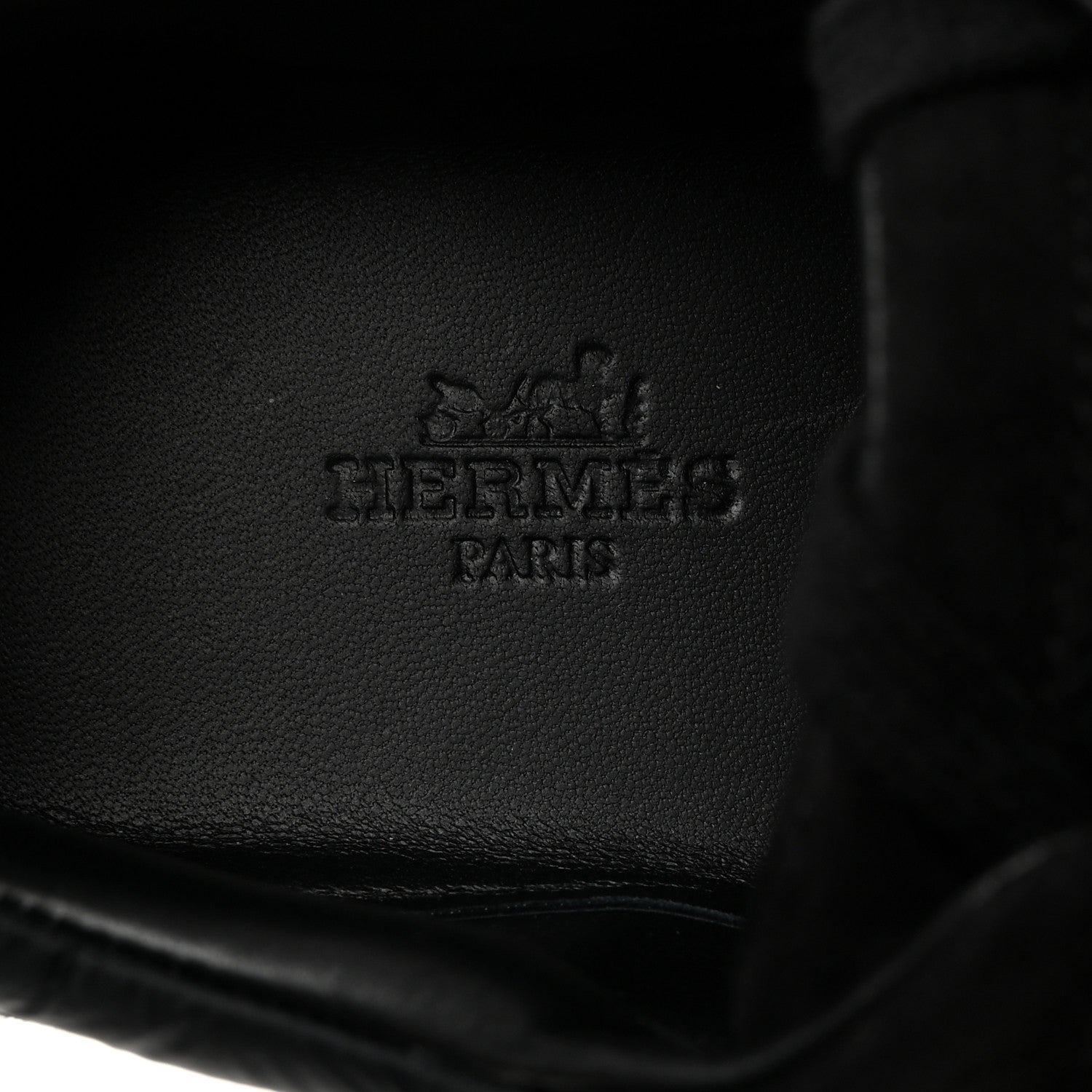 Hermes Parachute Fabric Suede Goatskin Womens Bouncing Sneakers 38 Black 7 of 8