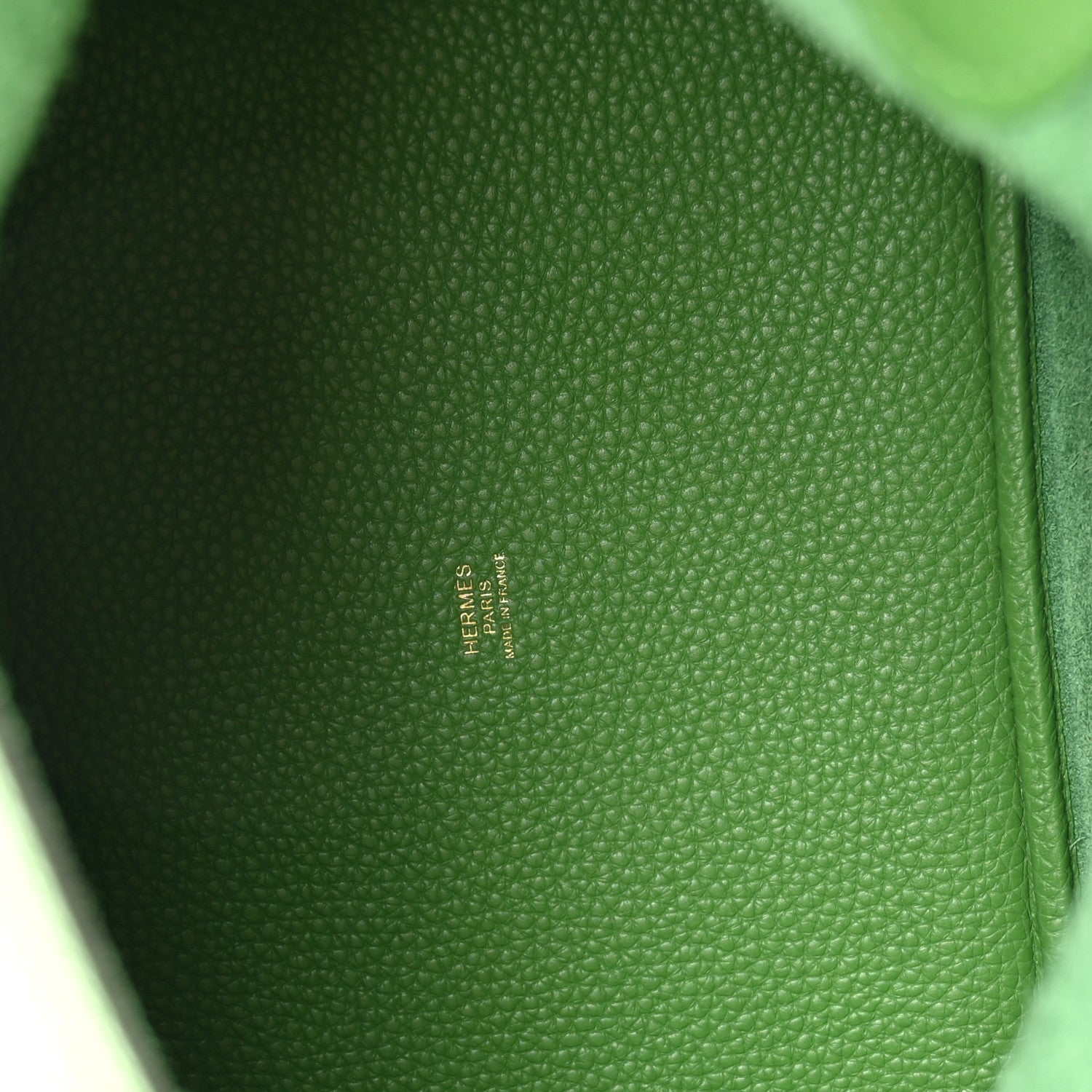 Hermes Taurillon Clemence Picotin Lock 22 MM Vert Yucca 5 of 12