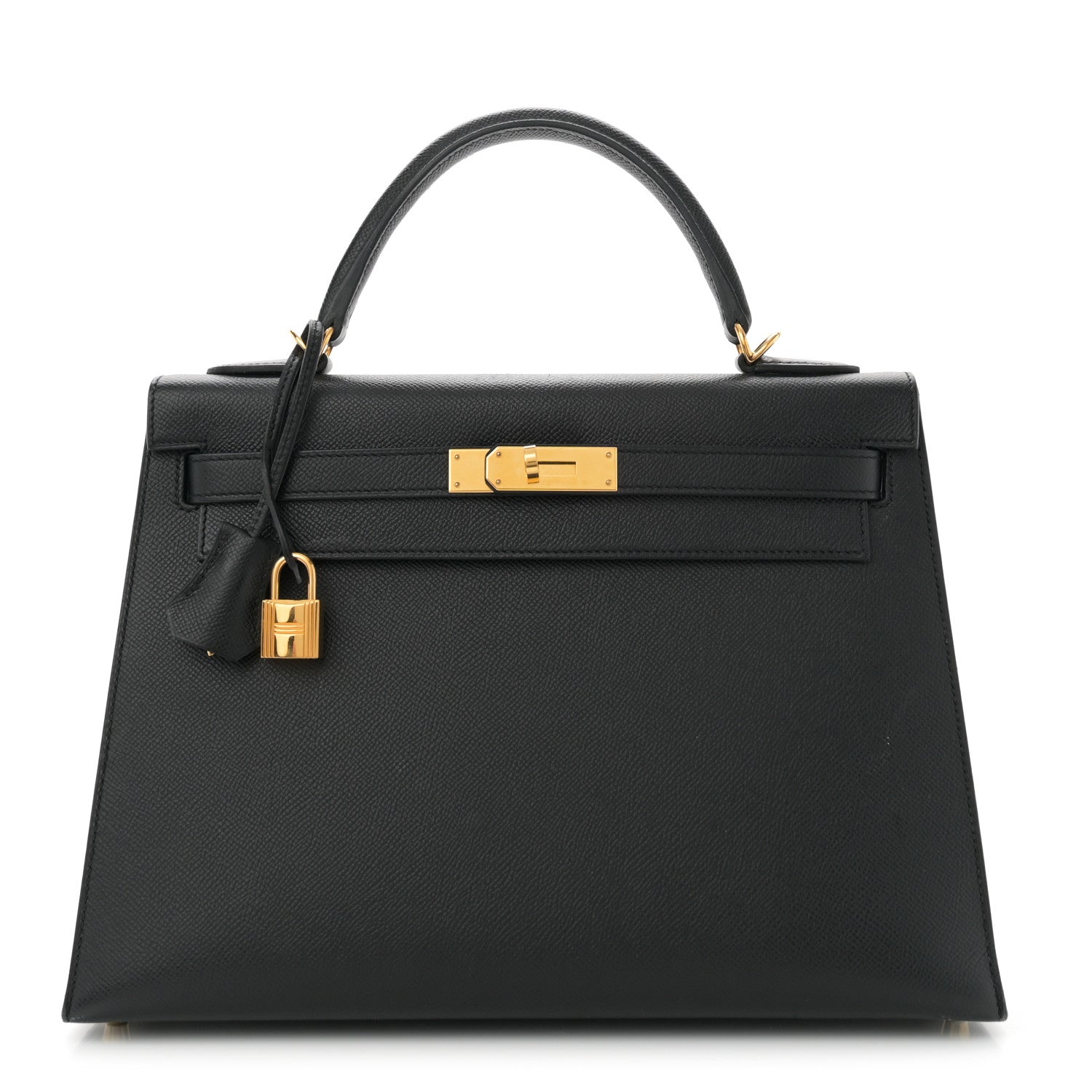 Hermes Epsom Kelly Sellier 32 Black 1 of 14
