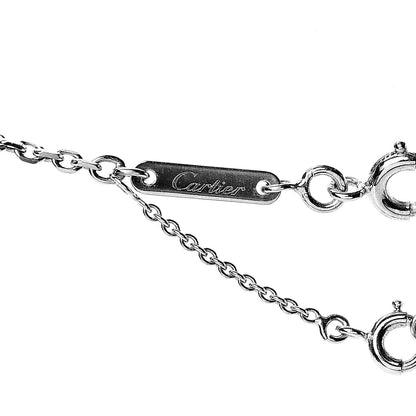 Cartier 18K White Gold Medium Hearts and Symbols Necklace 6 of 7