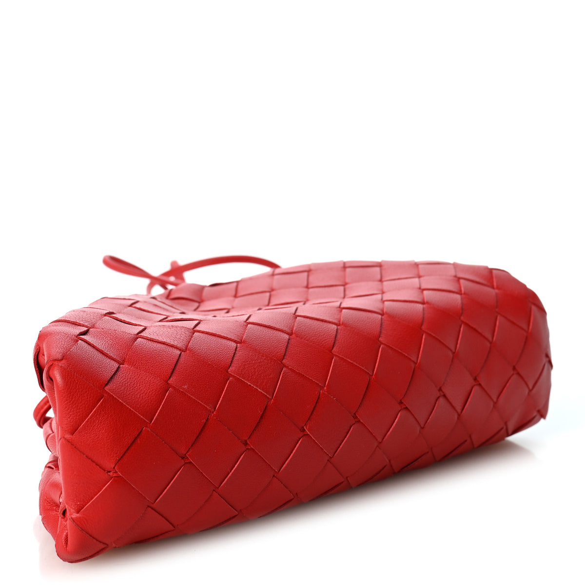Bottega Veneta Nappa Intrecciato The Mini Pouch Bright Red 4 of 10