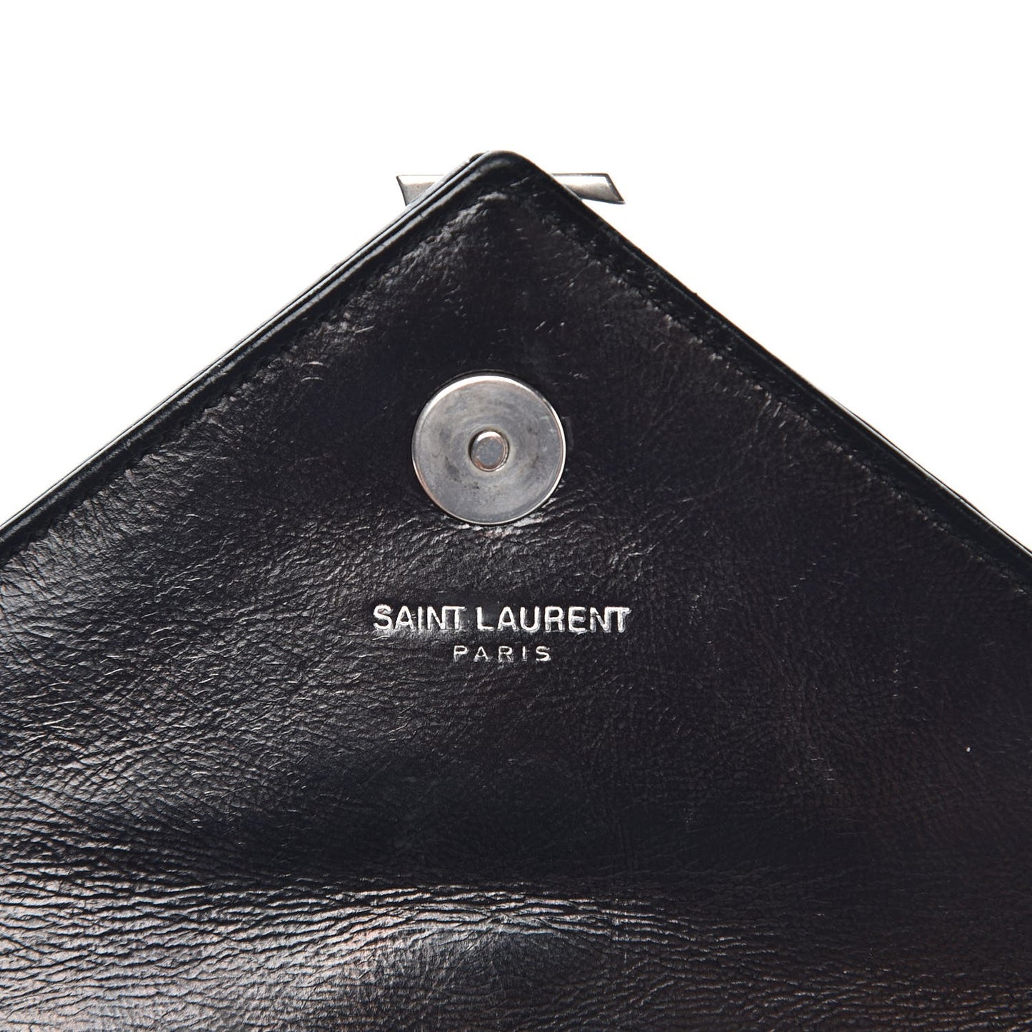 Calfskin Matelassé Monogram Classic Baby Punk Chain Bag Black