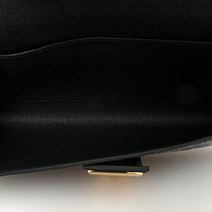 Hermes Shiny Alligator Medor Clutch 23 Black 5 of 8