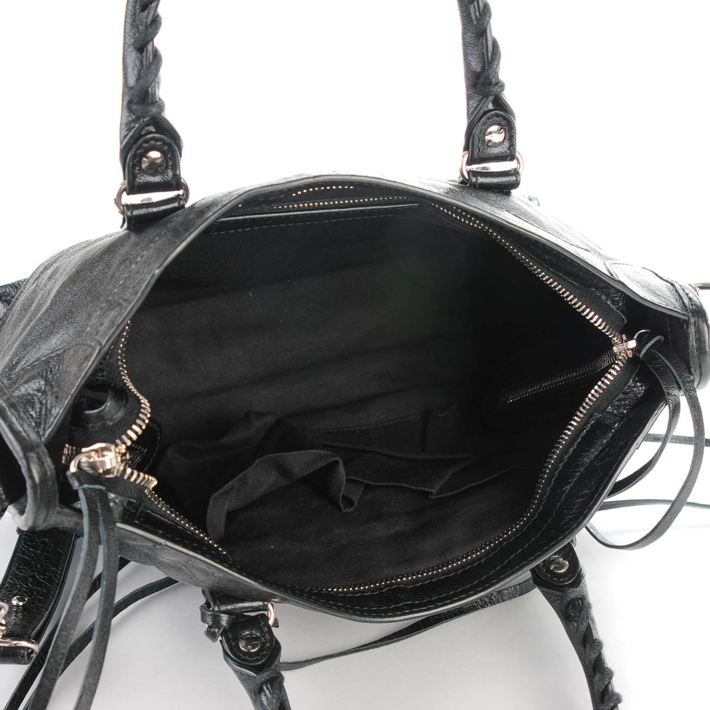 Agneau Classic Silver Hardware S City Black