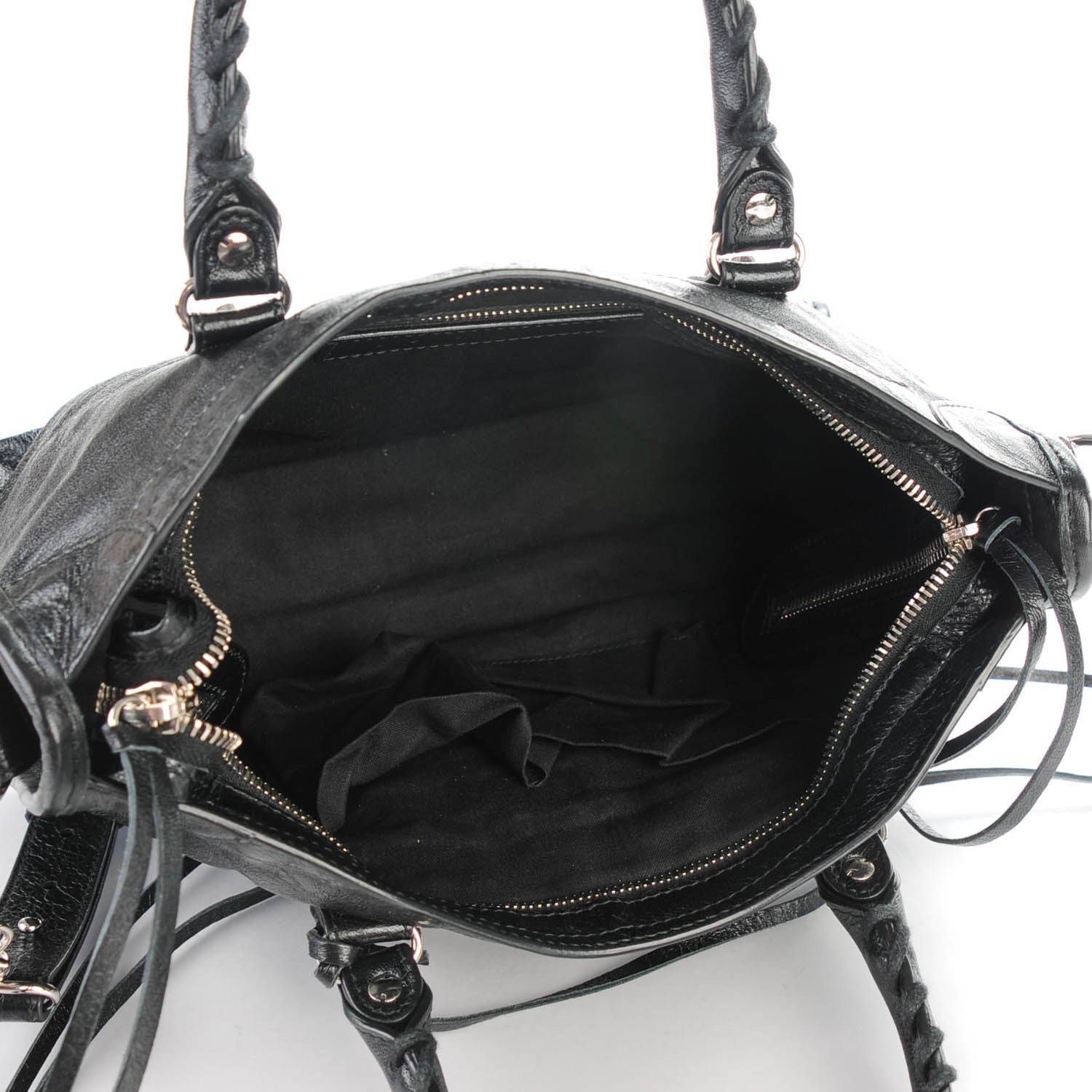 Balenciaga Agneau Classic Silver Hardware S City Black 5 of 7
