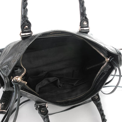 Balenciaga Agneau Classic Silver Hardware S City Black 5 of 7