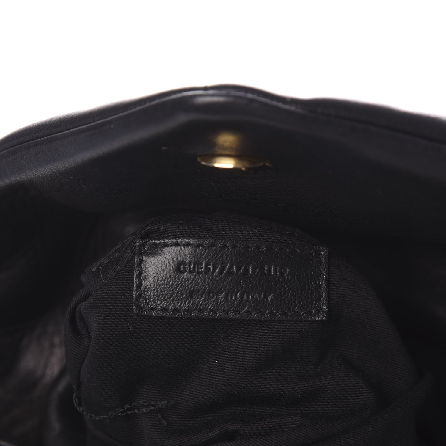 Saint Laurent Lambskin Quilted Medium Loulou Puffer Monogram Chain Satchel Black 9 of 13