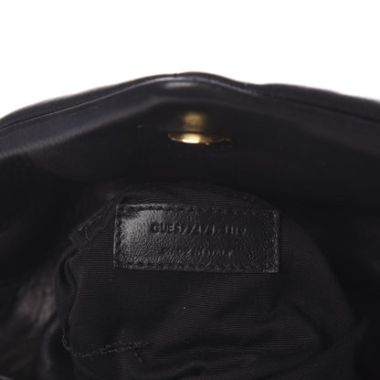 Saint Laurent Lambskin Quilted Medium Loulou Puffer Monogram Chain Satchel Black 9 of 13