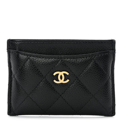 Chanel Caviar Quilted Card Holder Black 1 of 12