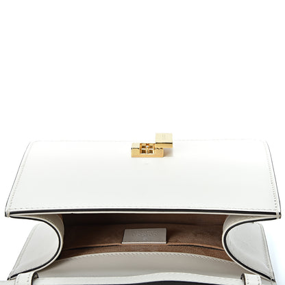 Gucci Calfskin Mini Sylvie Top Handle Bag White 4 of 12