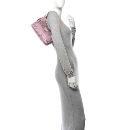 Prada Satin Crystal Mini Re-Edition 2000 Bag Alabastro 2 of 13