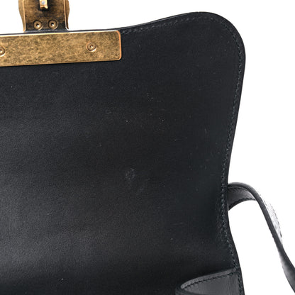 Gucci GG Supreme Monogram Small Osiride Shoulder Bag Black Gold 11 of 13