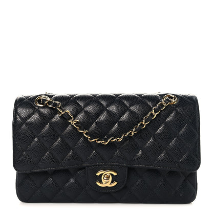 Chanel Caviar Quilted Medium Double Flap Black 1 of 10