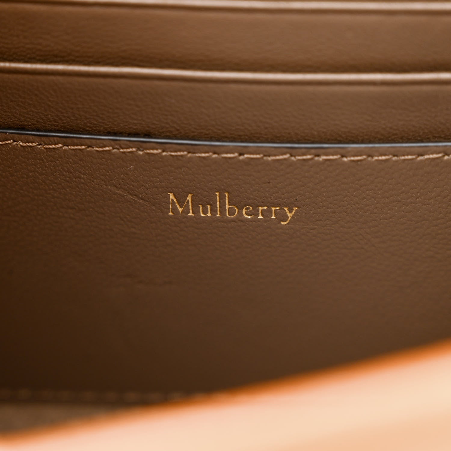 Mulberry Small Classic Grain Small Harlow Chain Satchel Orange 6 of 11