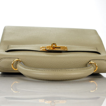 Hermes Taurillon Clemence Kelly Retourne 28 Sauge 11 of 24