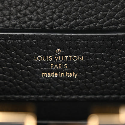 Louis Vuitton Taurillon Embellished Flower Crown Capucines Mini Black 6 of 10