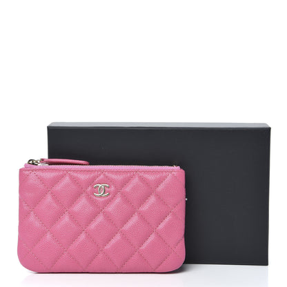 Chanel Caviar Quilted Small Cosmetic Case Pink 8 of 8