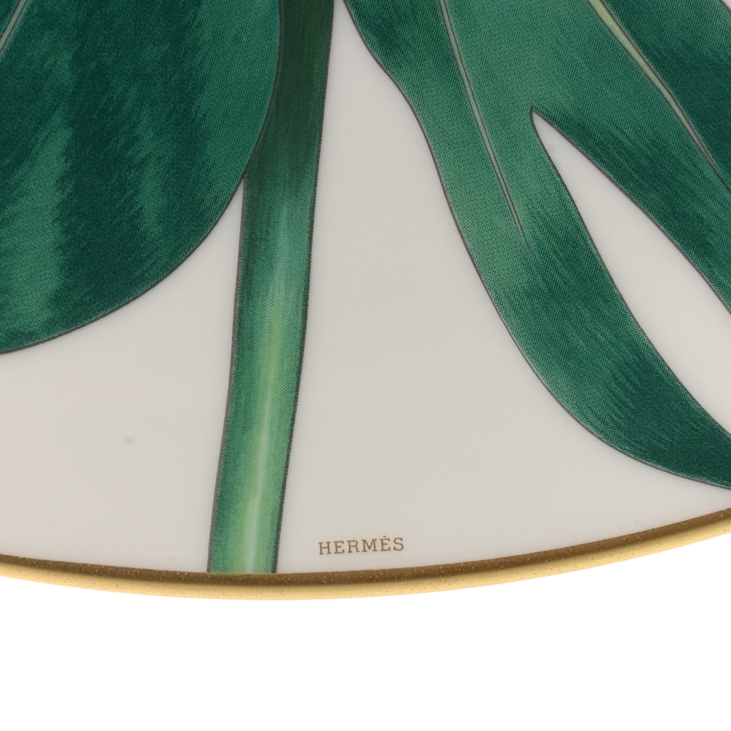 Hermes Porcelain Passifolia Dinner Plate N°1 Set of 2 6 of 8