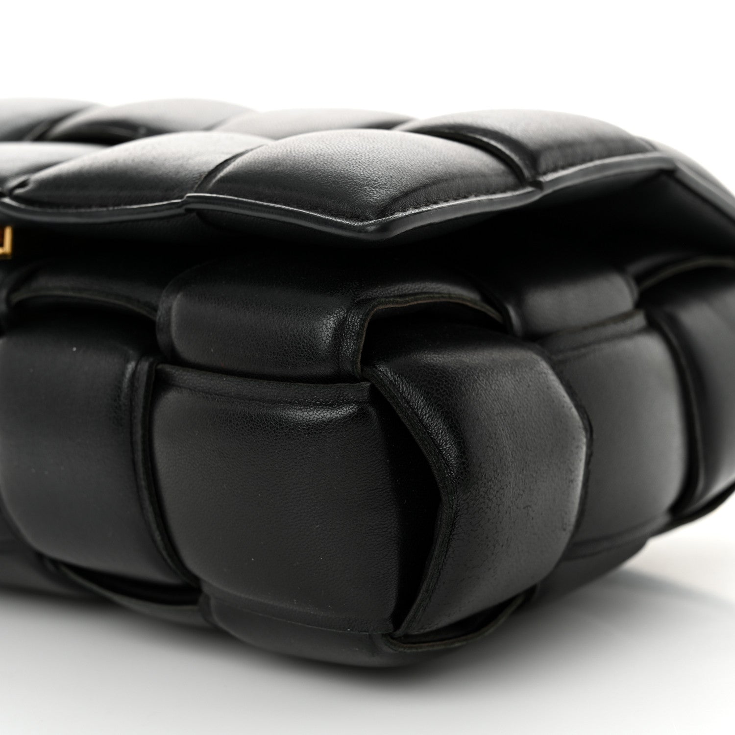 Bottega Veneta Nappa Maxi Intreccio Padded Cassette Crossbody Bag Black 10 of 14