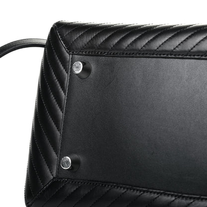 Celine Calfskin Diagonal Quilted Mini Belt Bag Black 5 of 5
