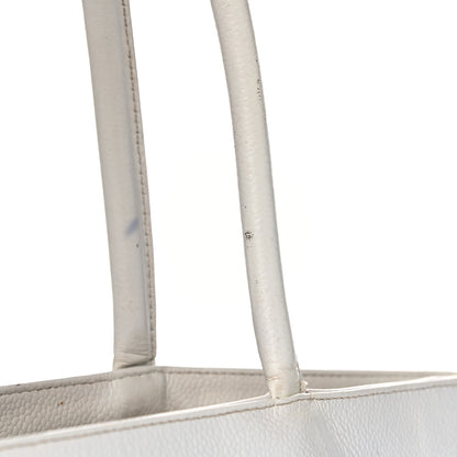 Chanel Caviar CC Tote White 19 of 20