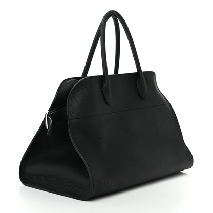 The Row Matte Grained Calfskin Soft Margaux 15 Black 3 of 9