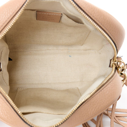 Gucci Pebbled Calfskin Small Soho Disco Bag Camelia 5 of 12