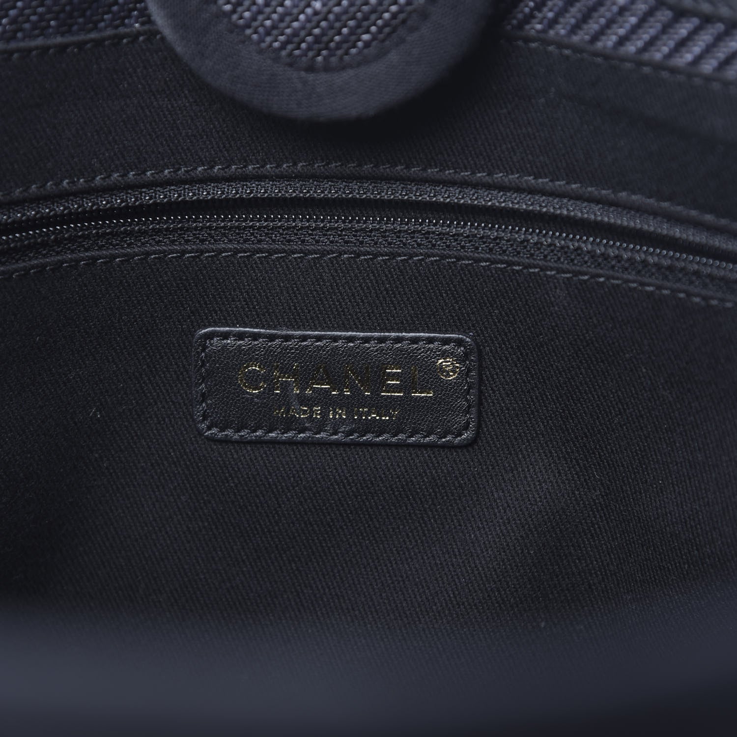 Chanel Mixed Fibers Calfskin Small Deauville Tote Black 6 of 11