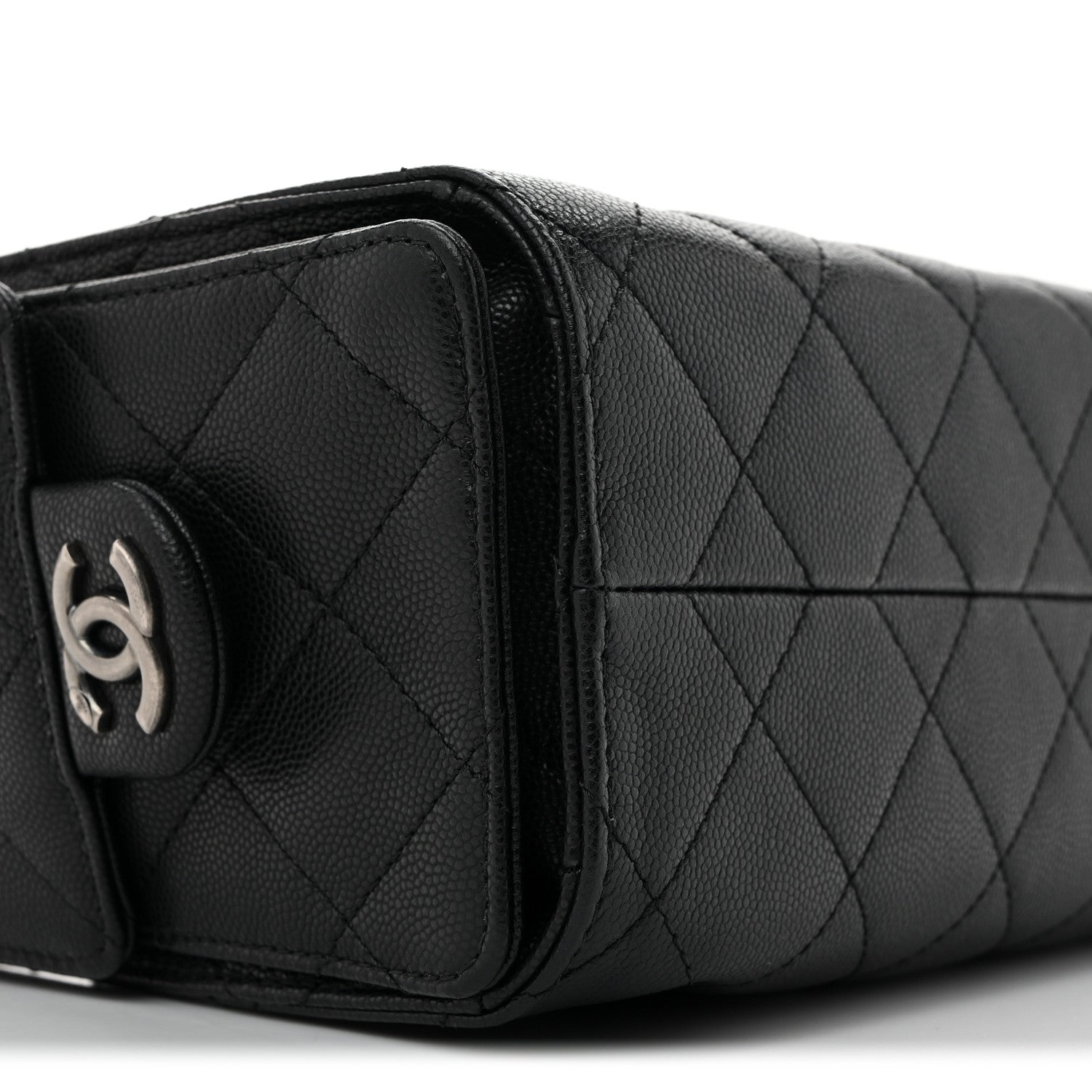 Chanel Caviar Quilted Mini Chanel 25 Handbag Black 8 of 9