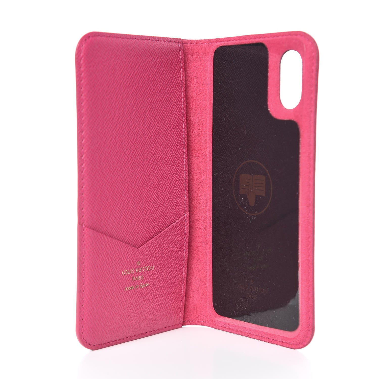 Louis Vuitton Monogram iPhone X Folio Case Rose Pop 5 of 8