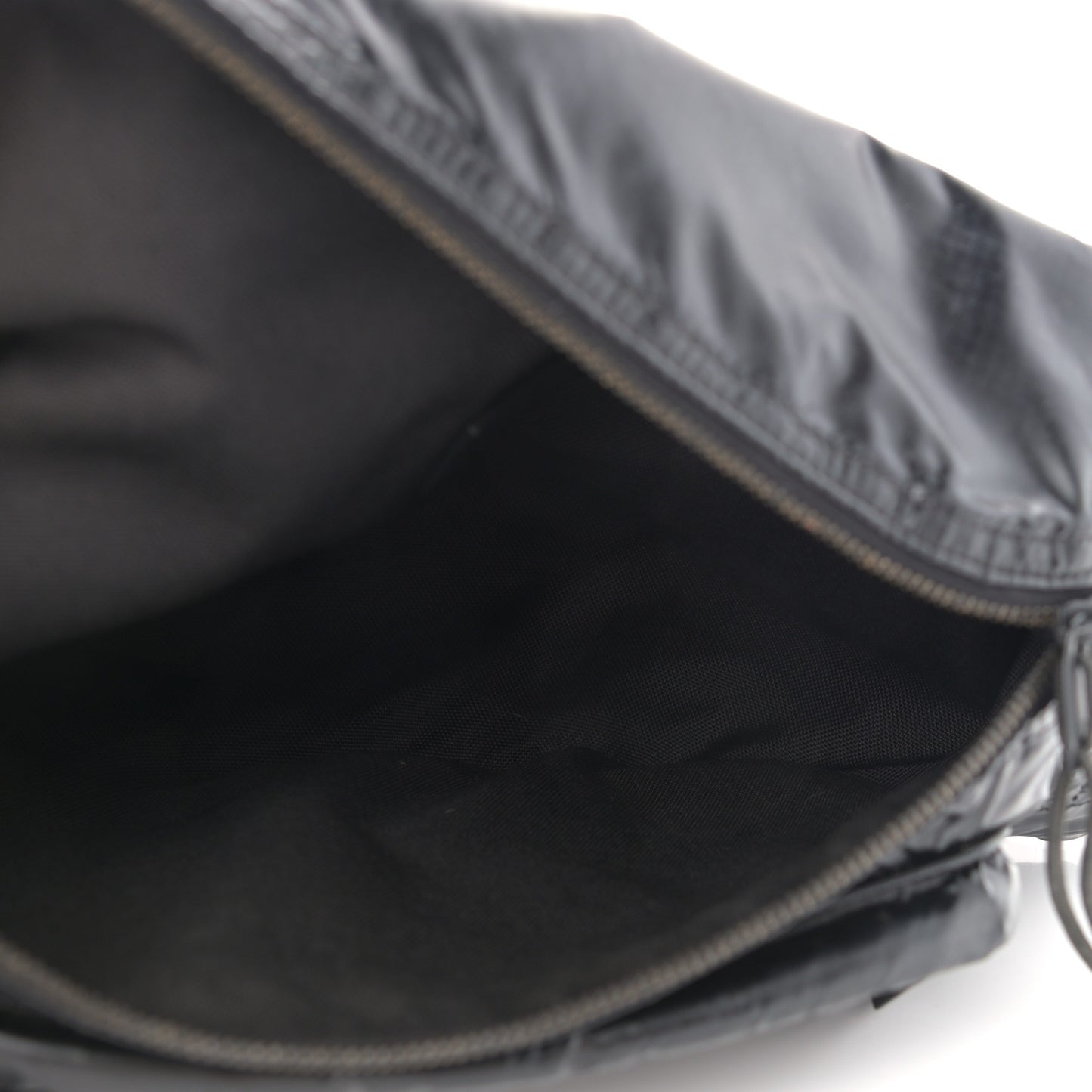 Nylon Logo Ripstop Body Belt Bag Black
