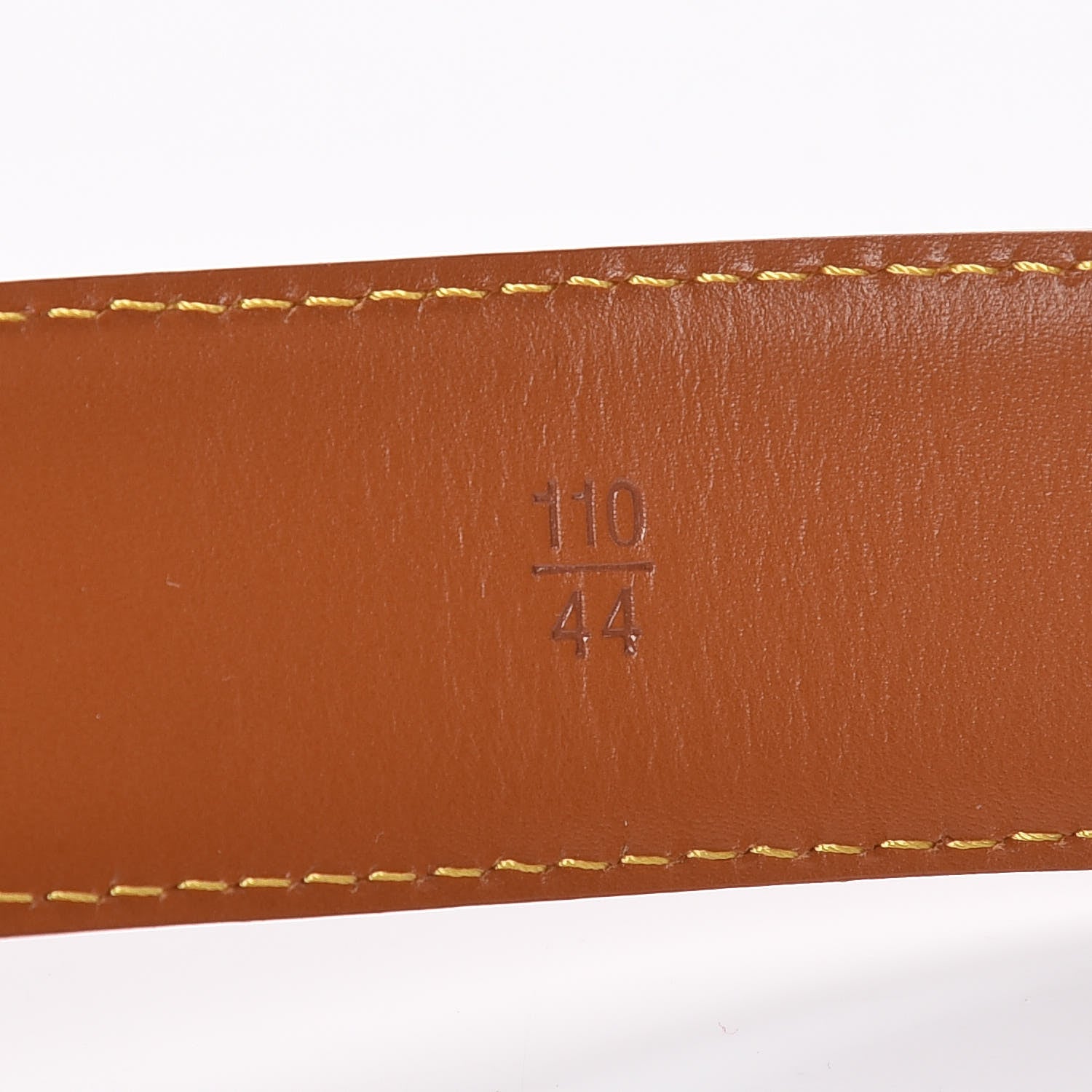 Louis Vuitton Epi Classique Belt 110 44 Fawn 10 of 12