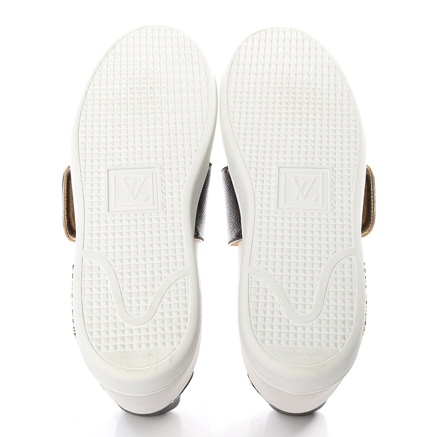 Calfskin Monogram Frontrow Sneaker 39.5 White