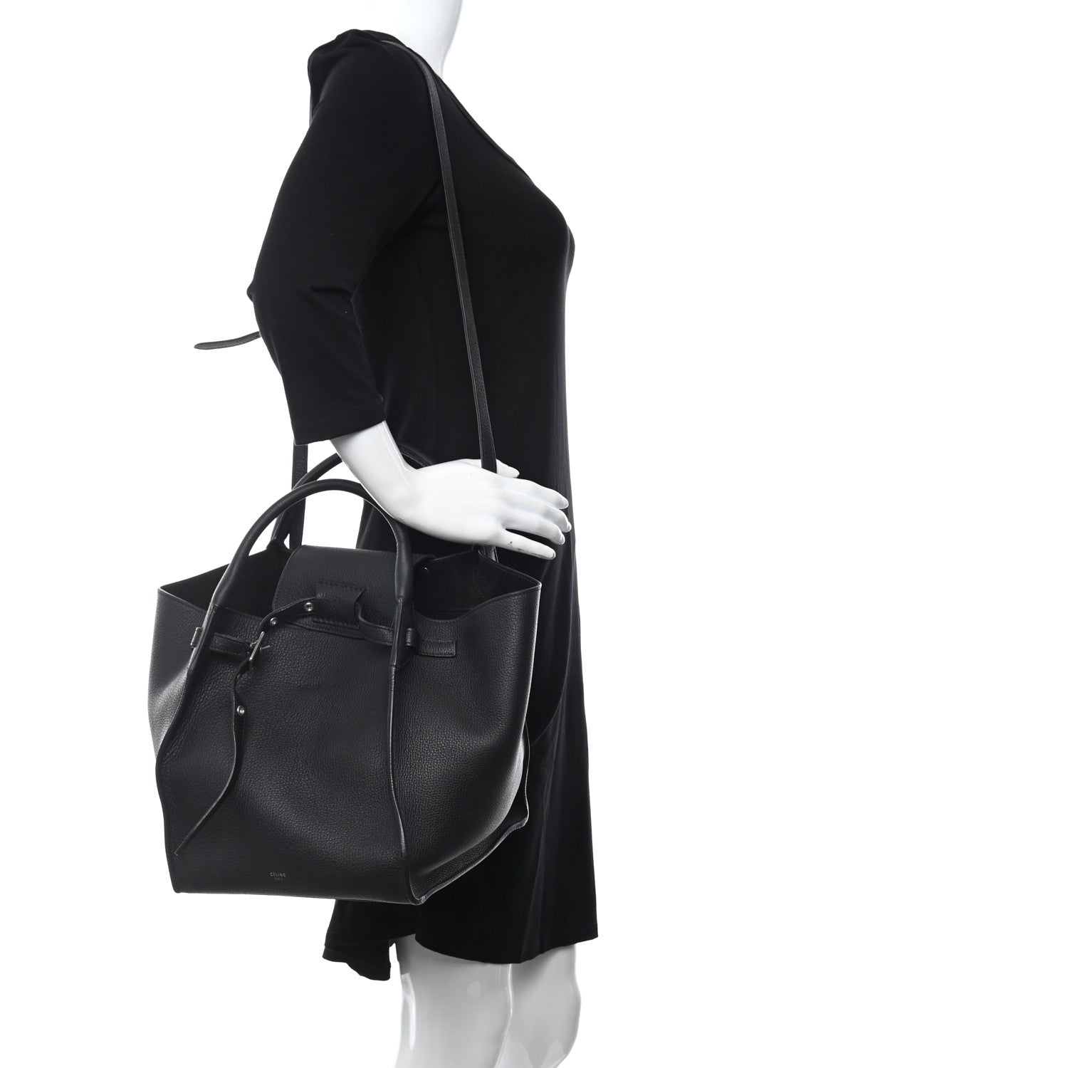 Celine Supple Grained Calfskin Small Big Bag Black 2 of 10