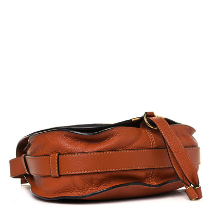 Chloe Calfskin Medium Marcie Round Crossbody Bag Tan 4 of 11