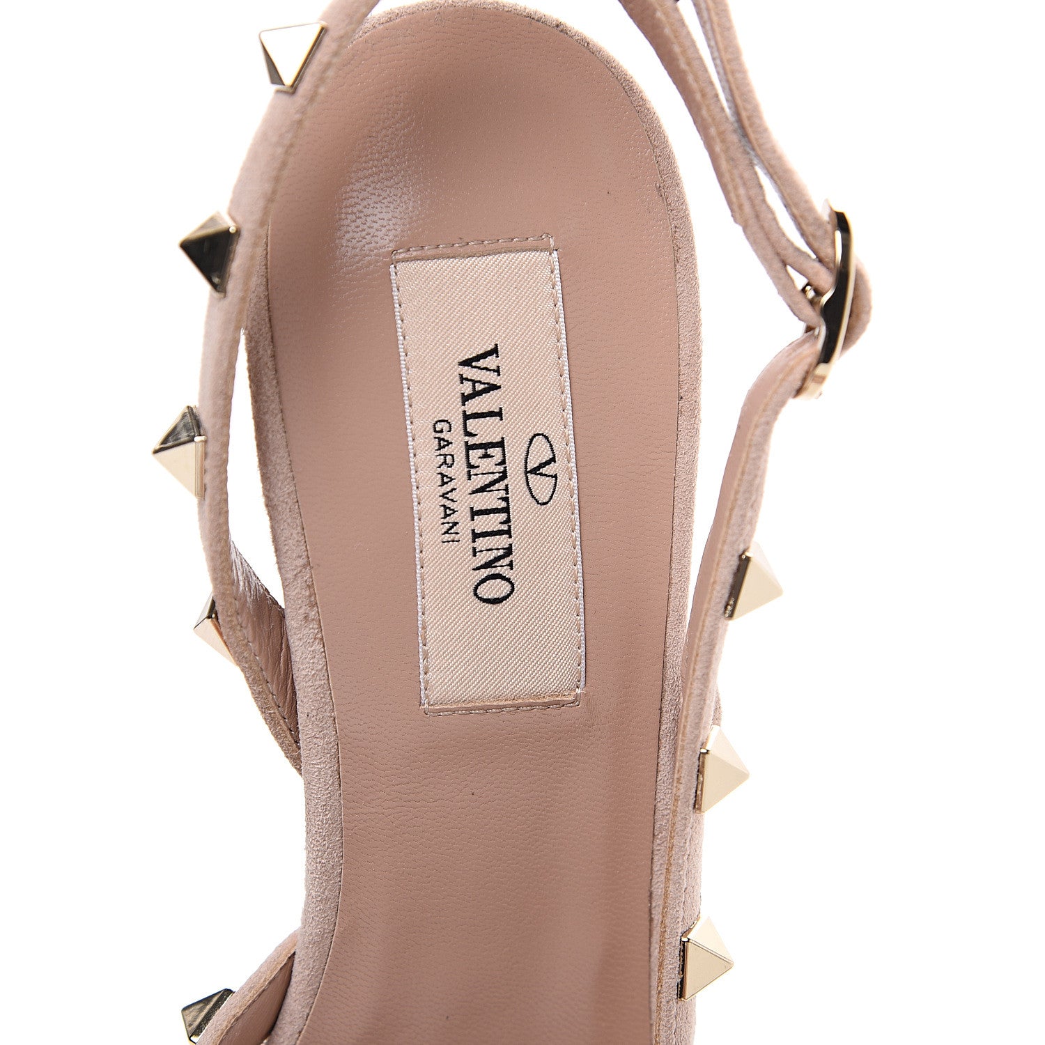 Valentino Garavani Mesh Point d'Esprit Rockstud Half D'Orsay Slingback 85mm Pumps 37 Rose Cannelle 6 of 9