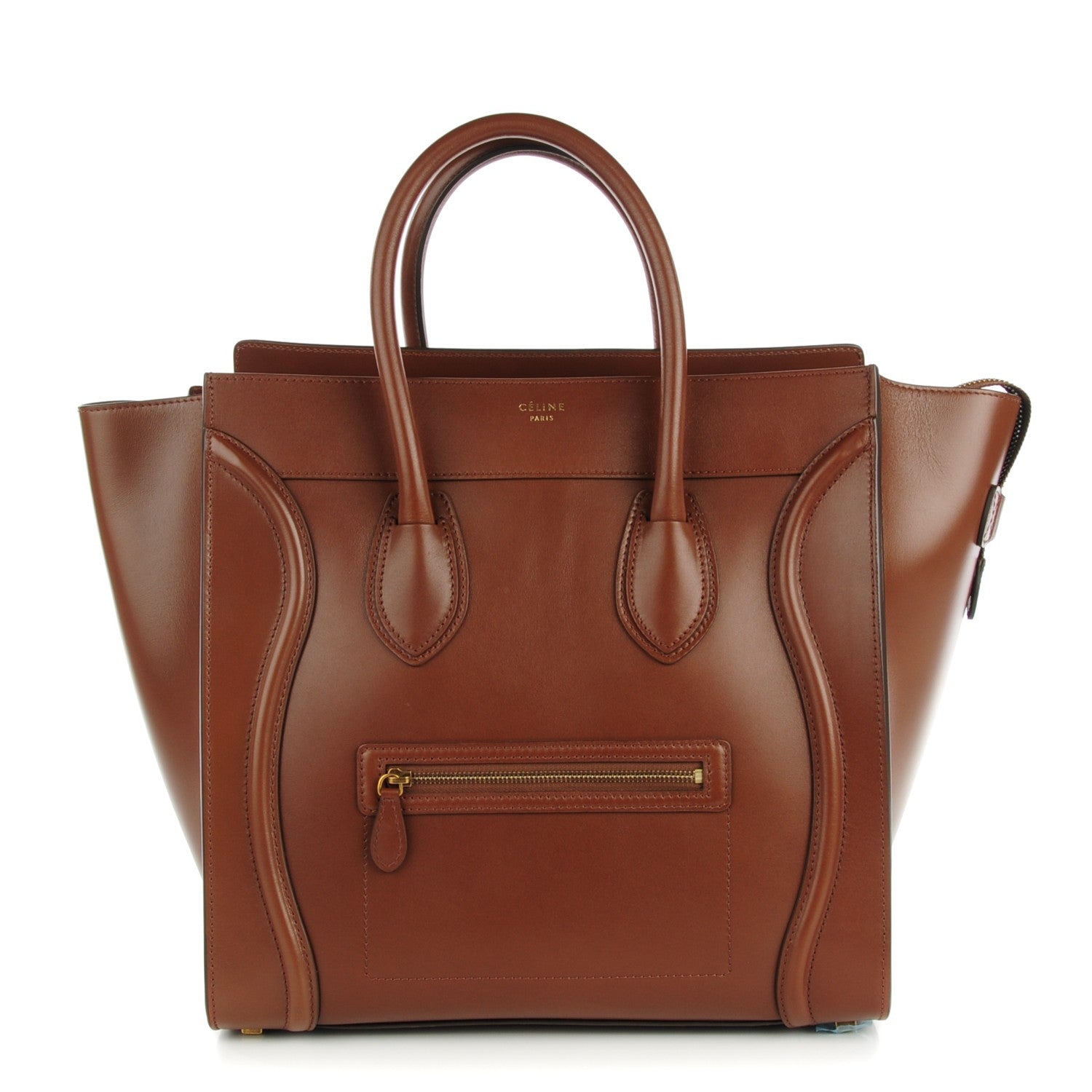 Celine Palmelato Small Luggage Camel 1 of 8