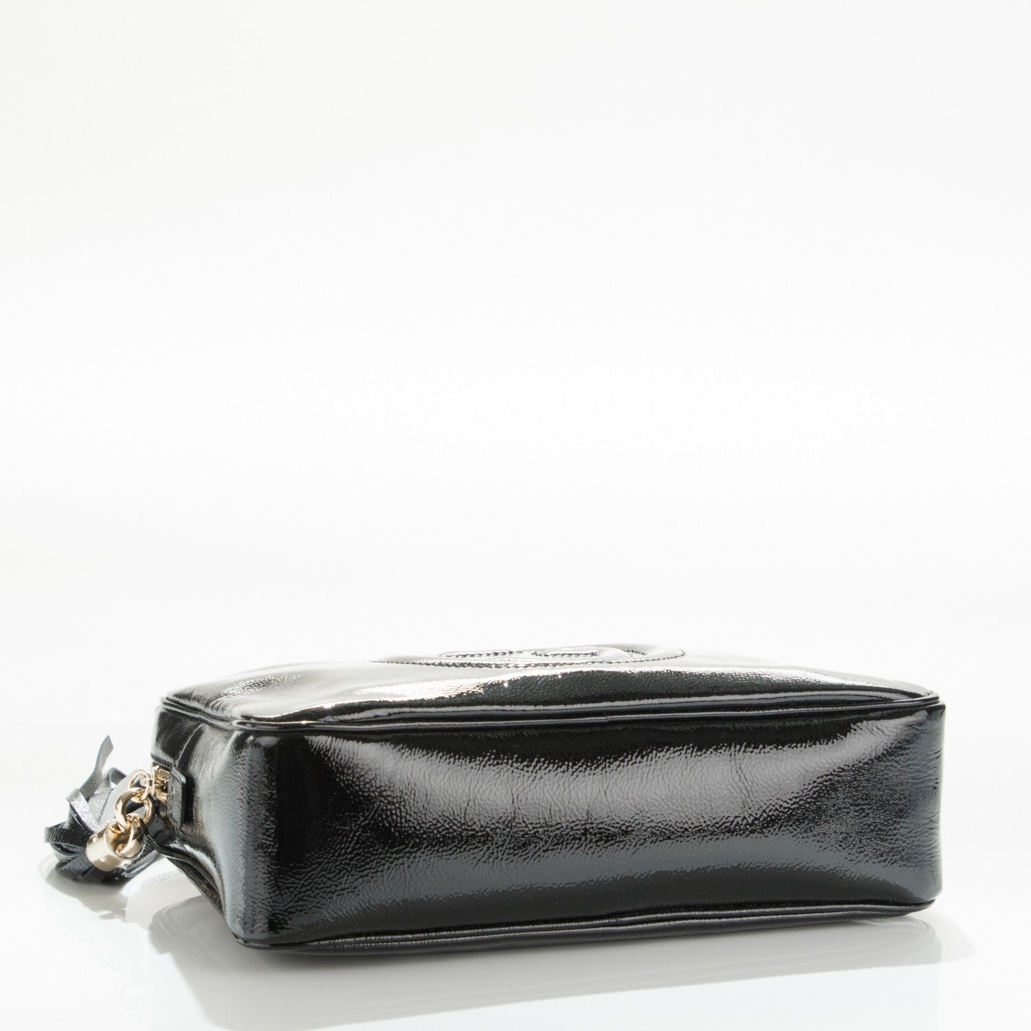 Gucci Soft Patent Small Soho Bowler Black 4 of 7