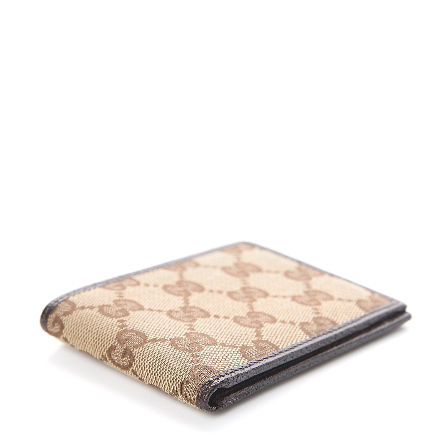 Gucci Monogram Bi-Fold Wallet Dark Brown 3 of 6