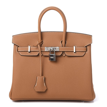 Hermes Togo Birkin 25 Toffee 1 of 38